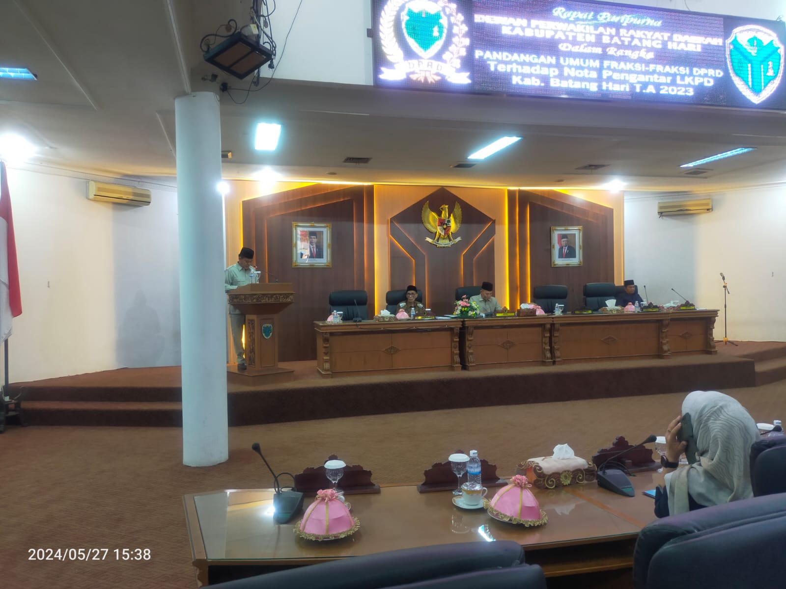 Delapan Fraksi Sampaikan Pandangan Umum Terhadap Nota Pengantar LKPD Kabupaten Batanghari TA 2023
